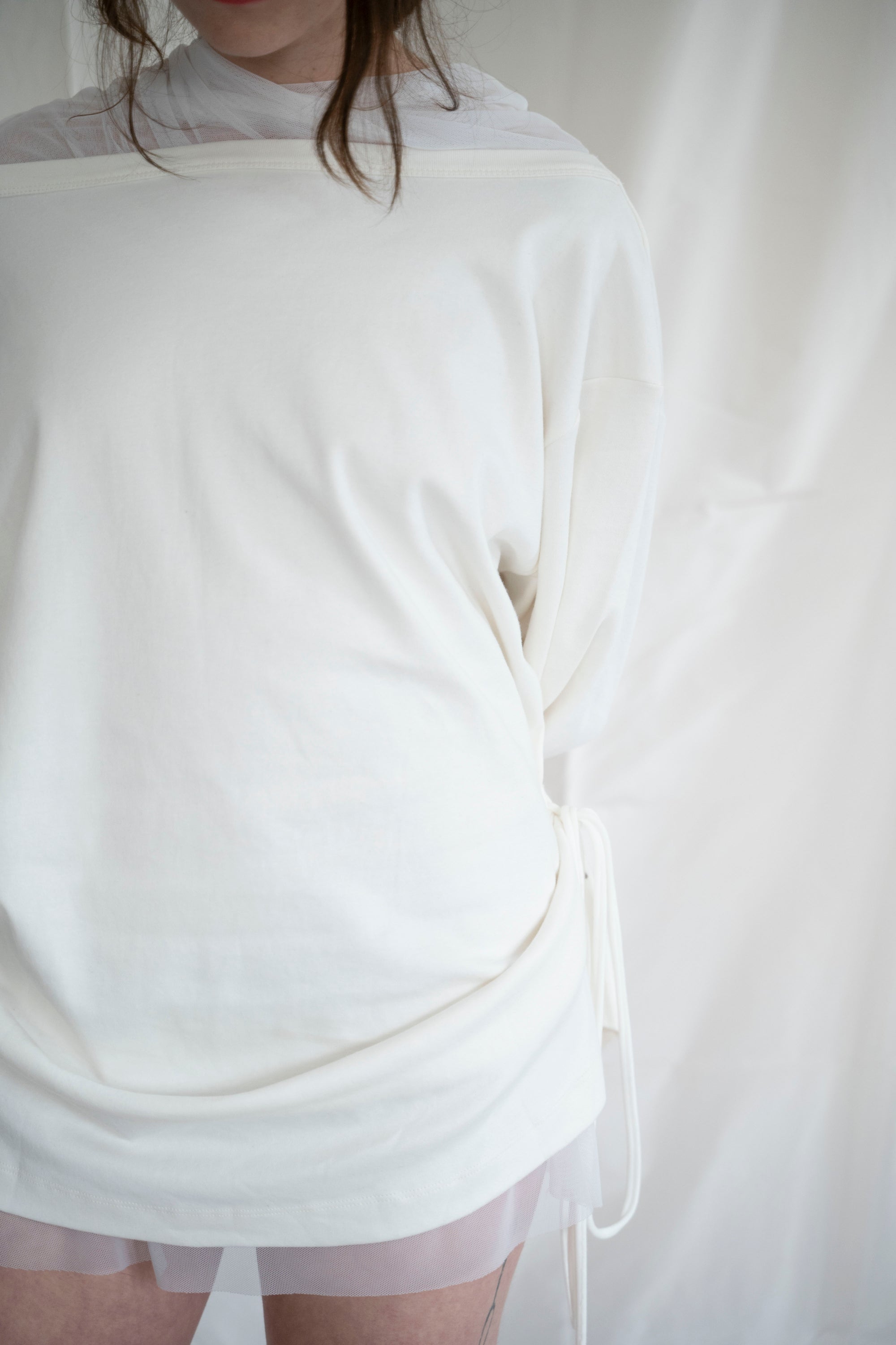 Playground Sweatshirt- White Jersey