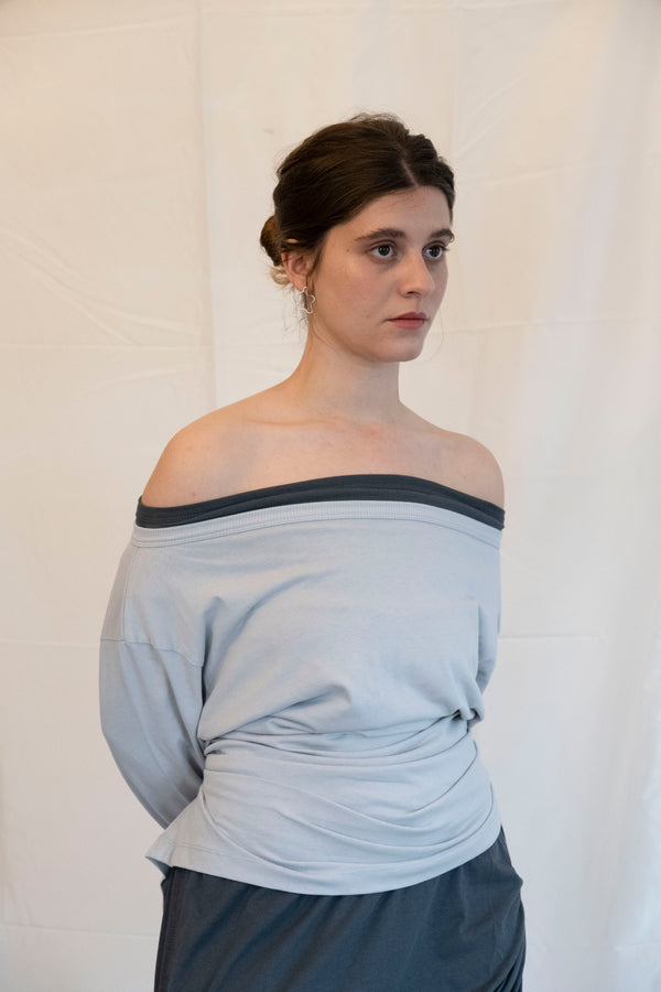 Playground Tee- Ice Gray