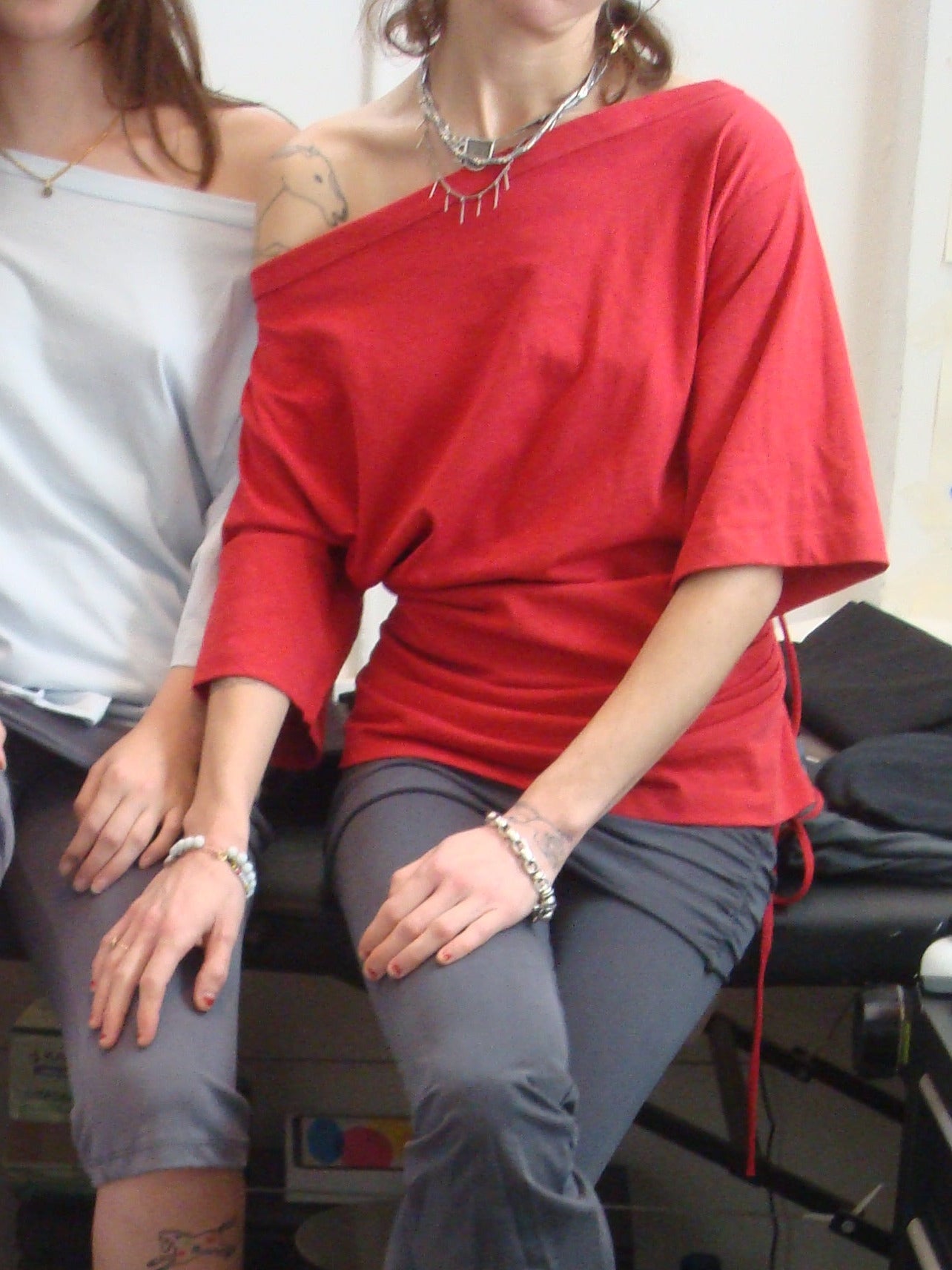 Playground Mini Tee Dress - Heavyweight Red Cotton