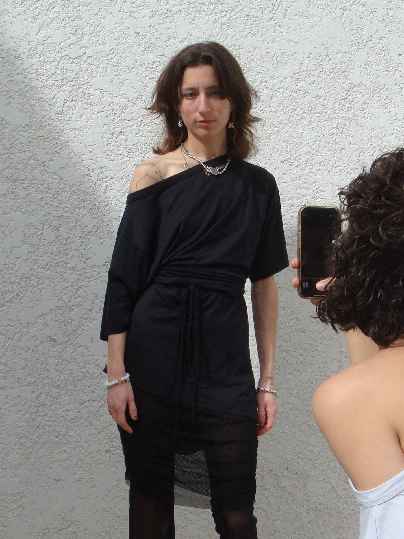 Playground Mini Tee Dress - Black