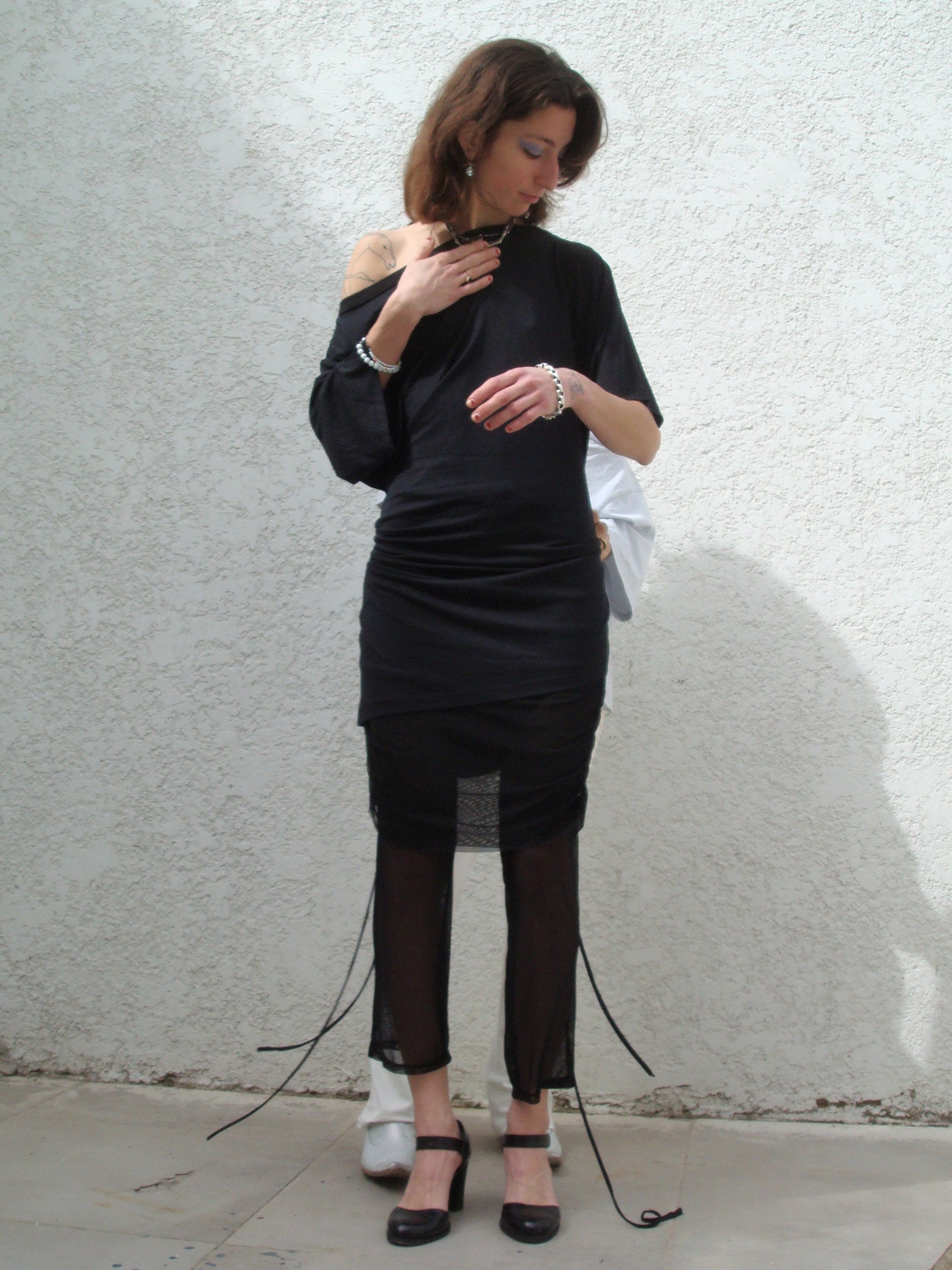 Playground Mini Tee Dress - Black