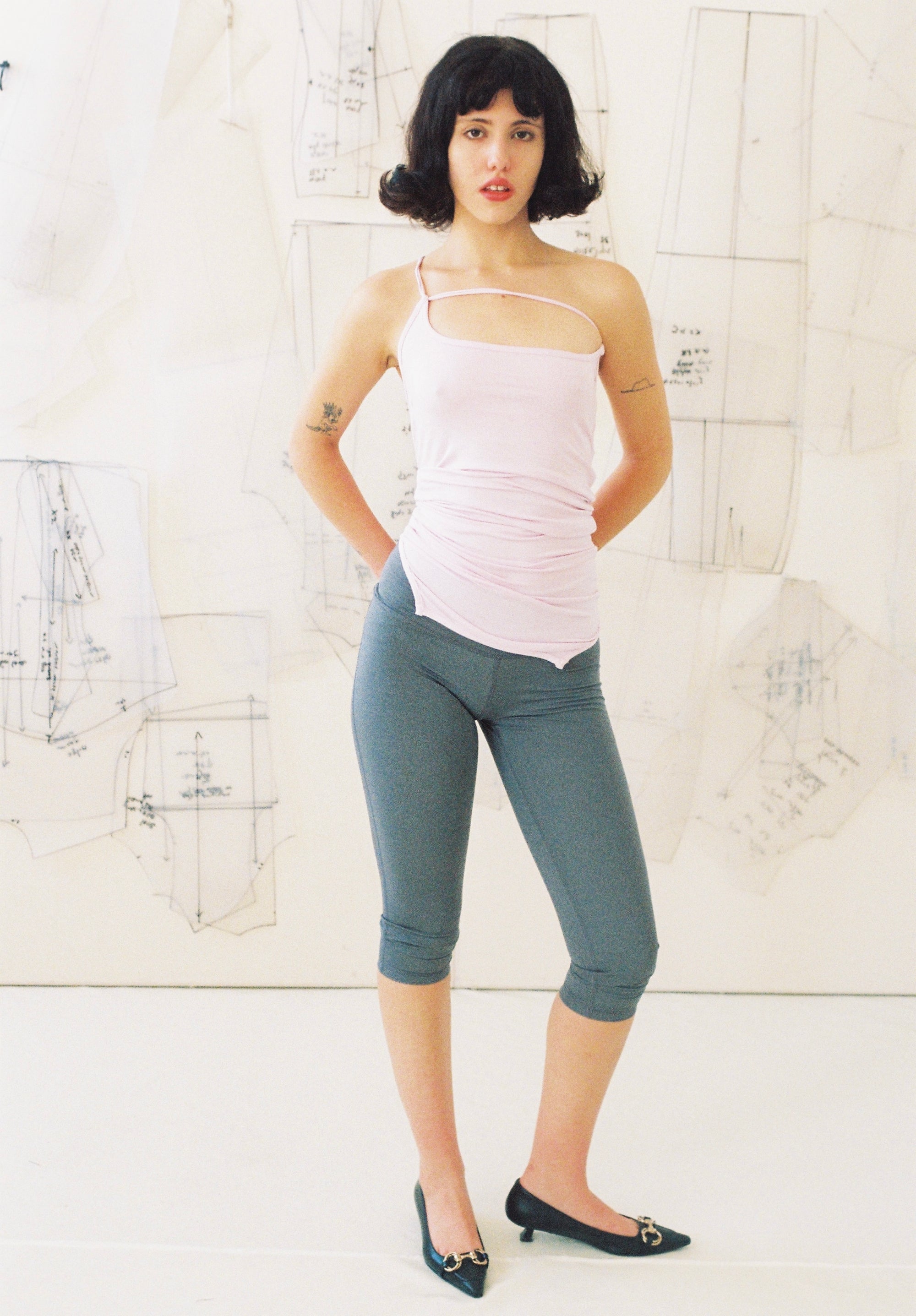 Adaptable Spaghetti Tank- Pink