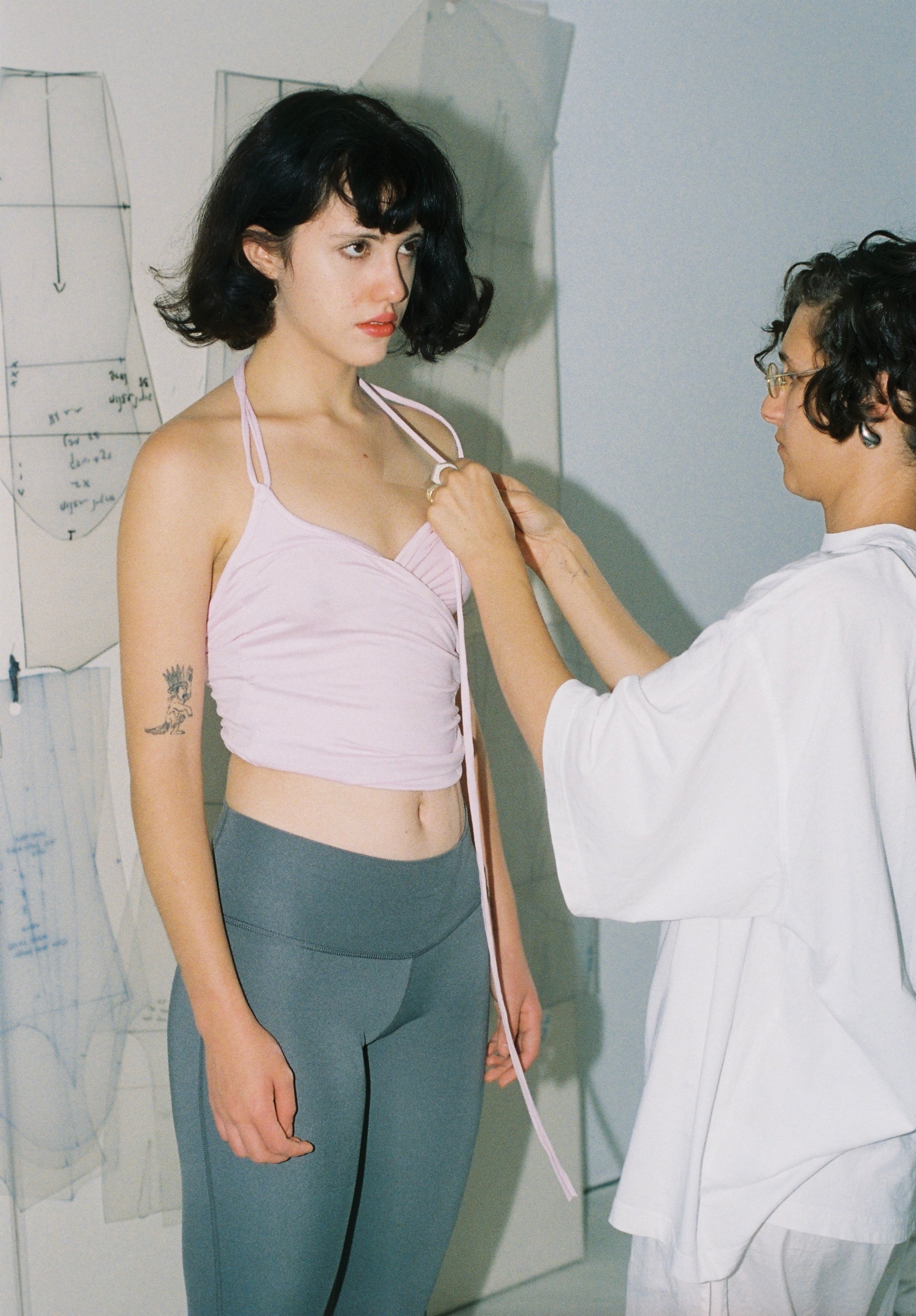 Adaptable Spaghetti Tank- Pink