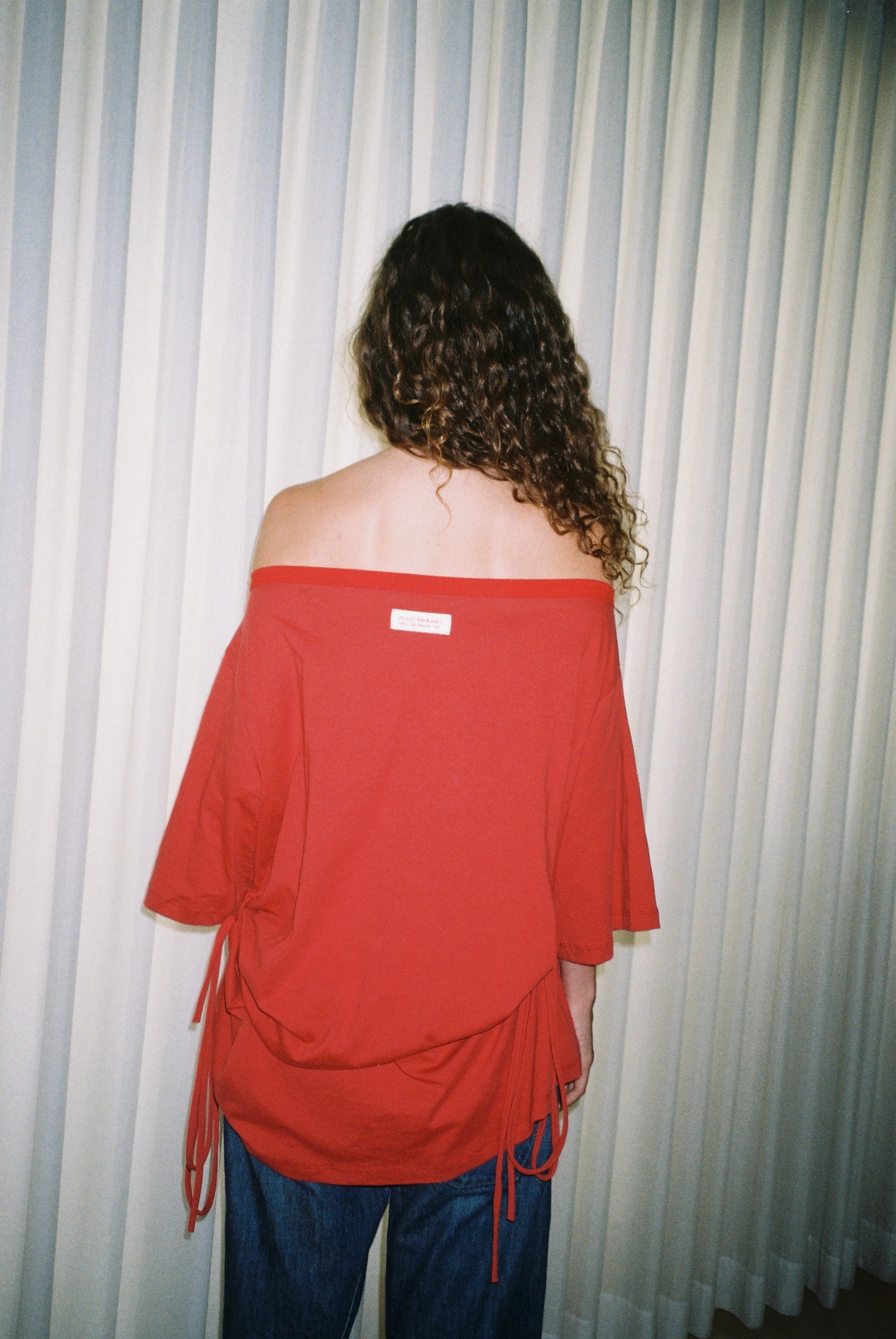 Playground Mini Tee Dress - Heavyweight Red Cotton