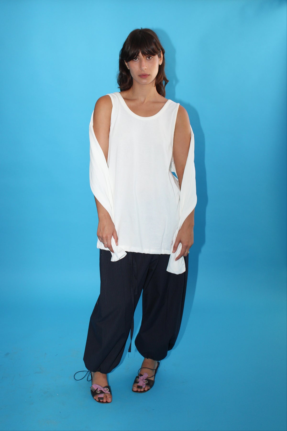 Tee Tank - Cream