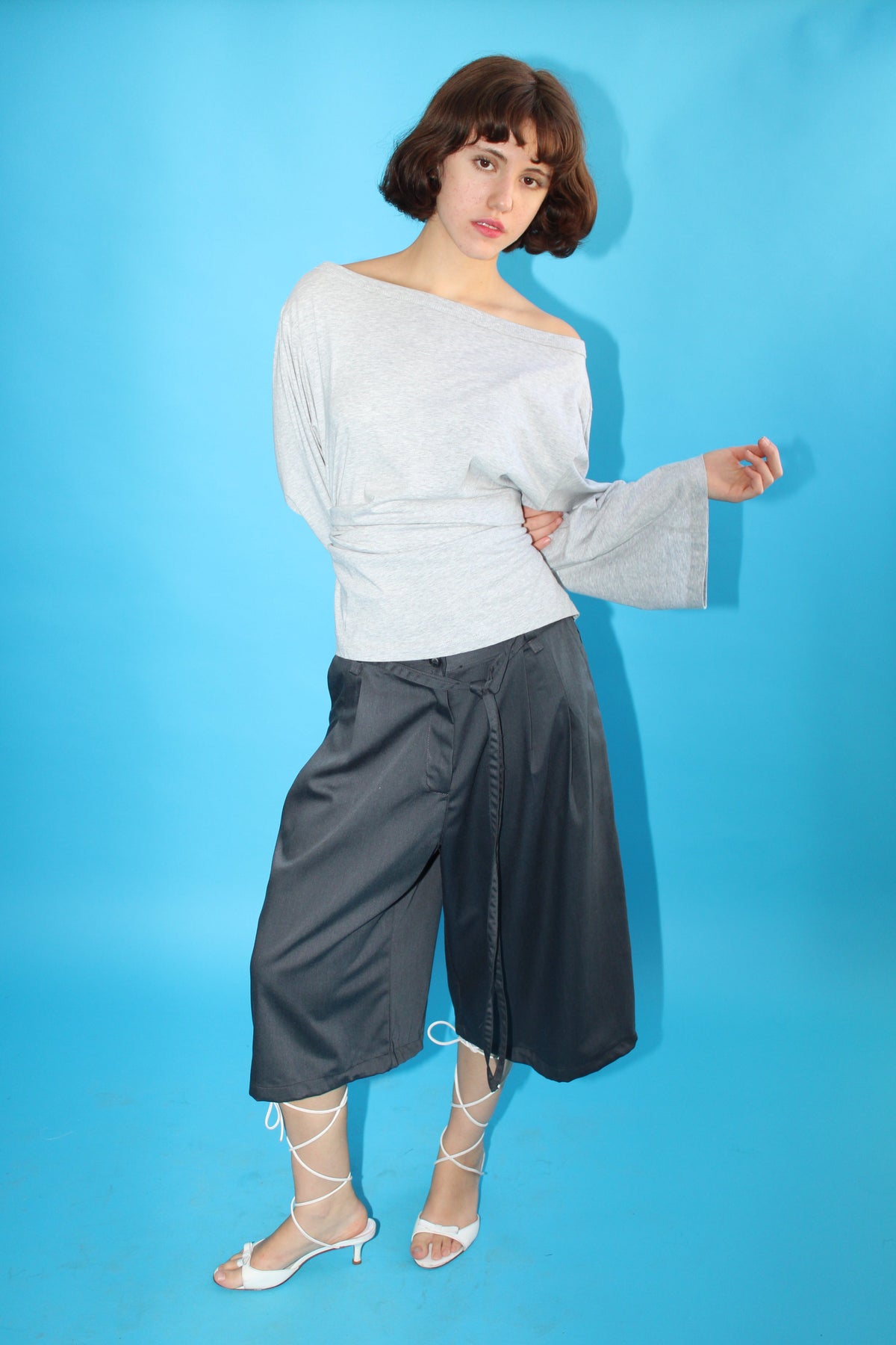 Playground Mini Tee Dress - Melang