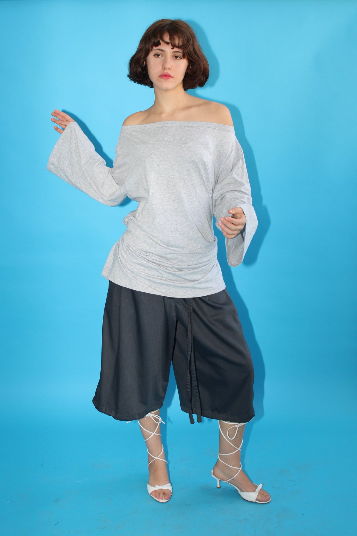 Playground Mini Tee Dress - Melang
