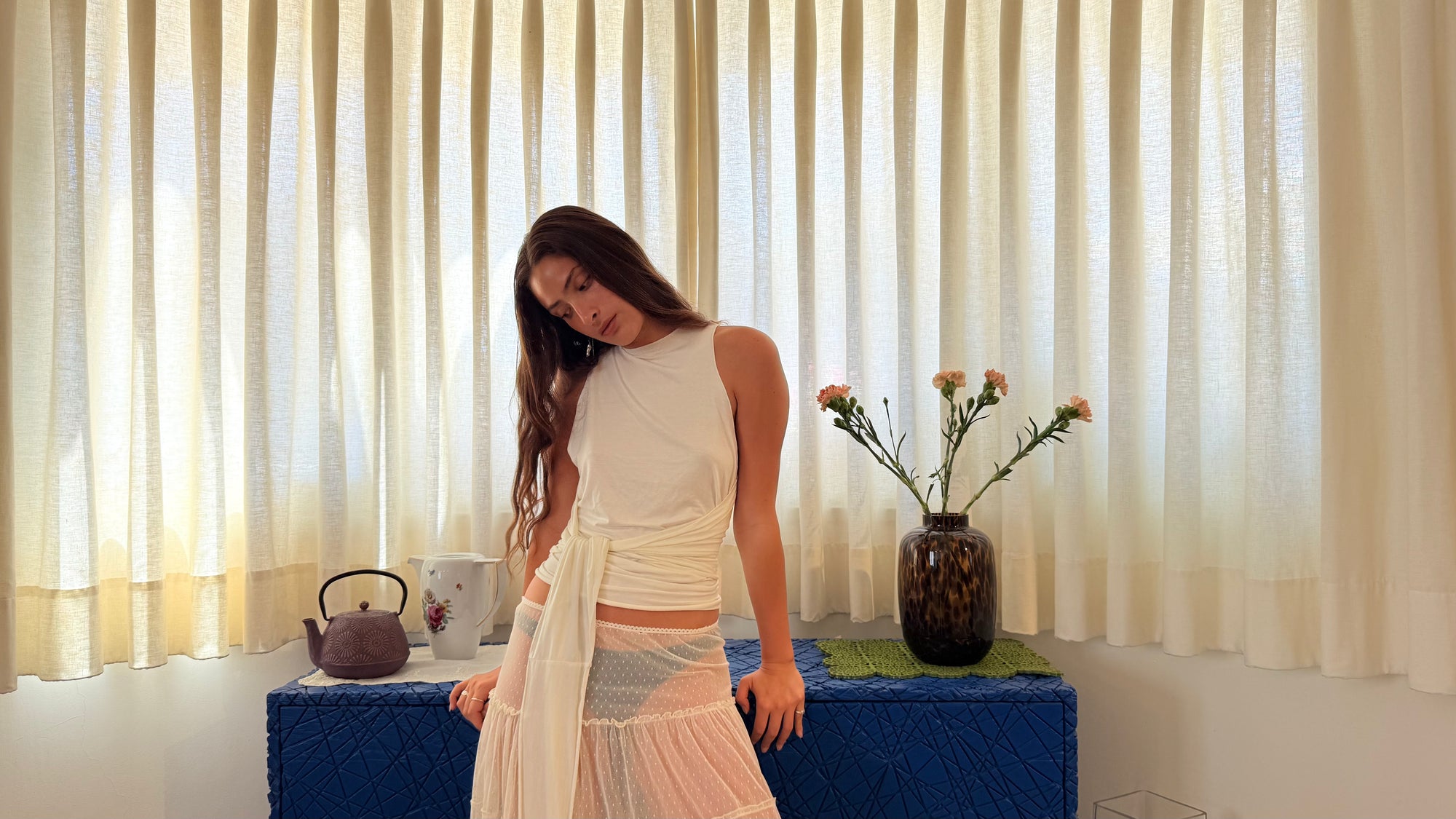 Saba Top - White