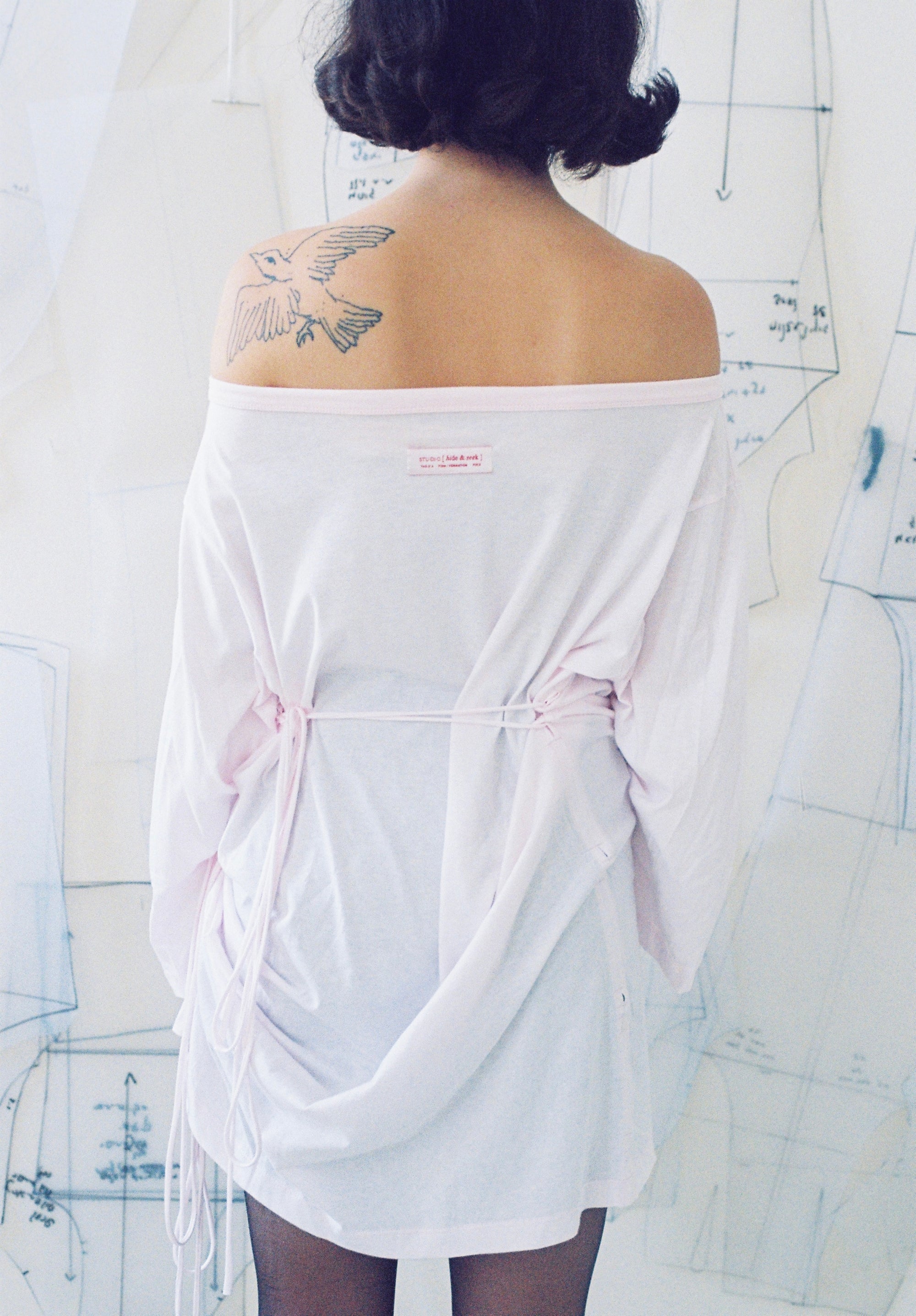 Playground Mini Tee Dress - Baby Pink