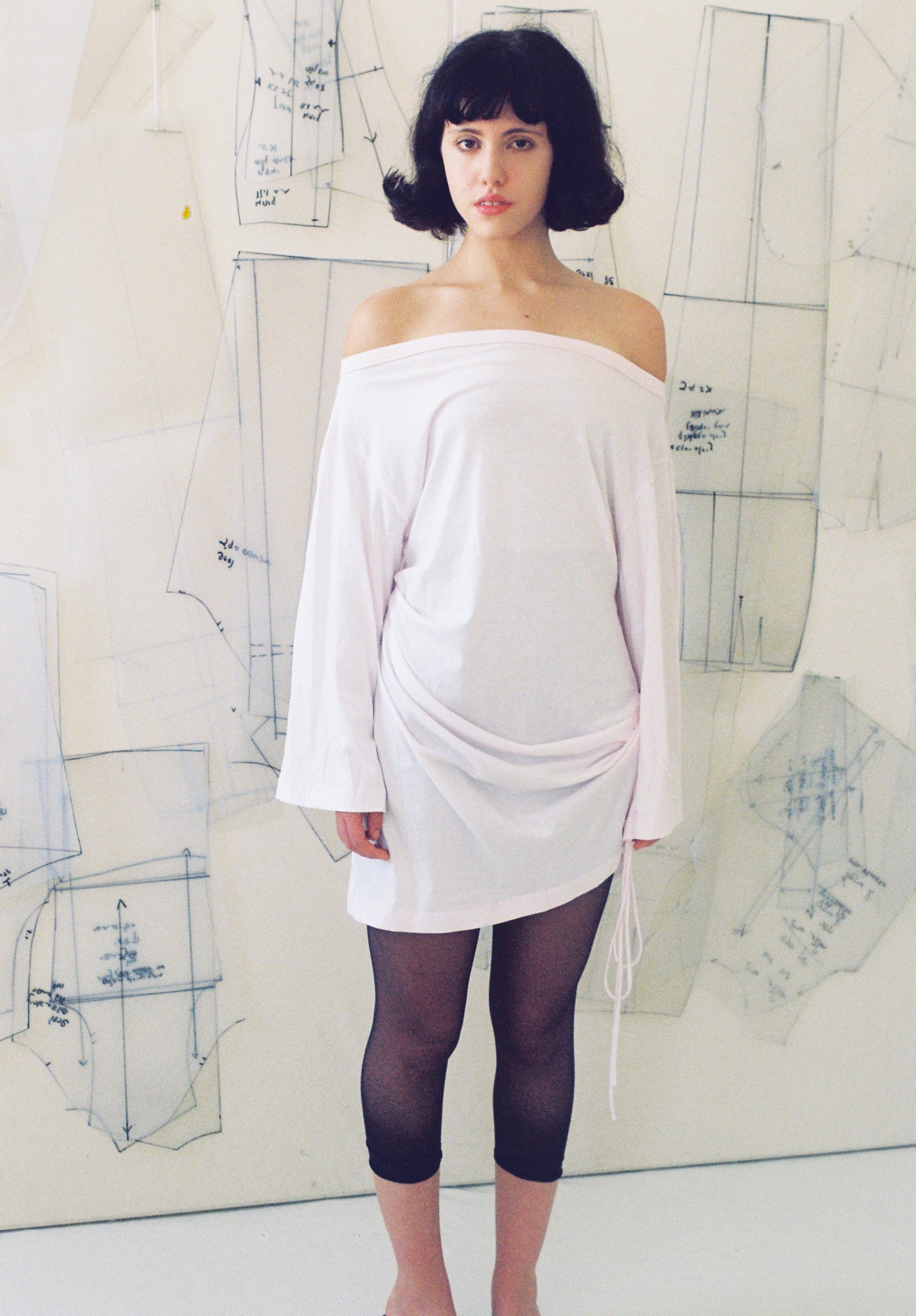 Playground Mini Tee Dress - Baby Pink