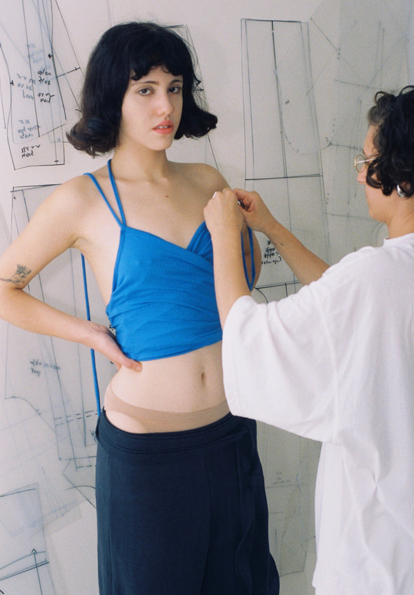 Adaptable Spaghetti Tank- Blue