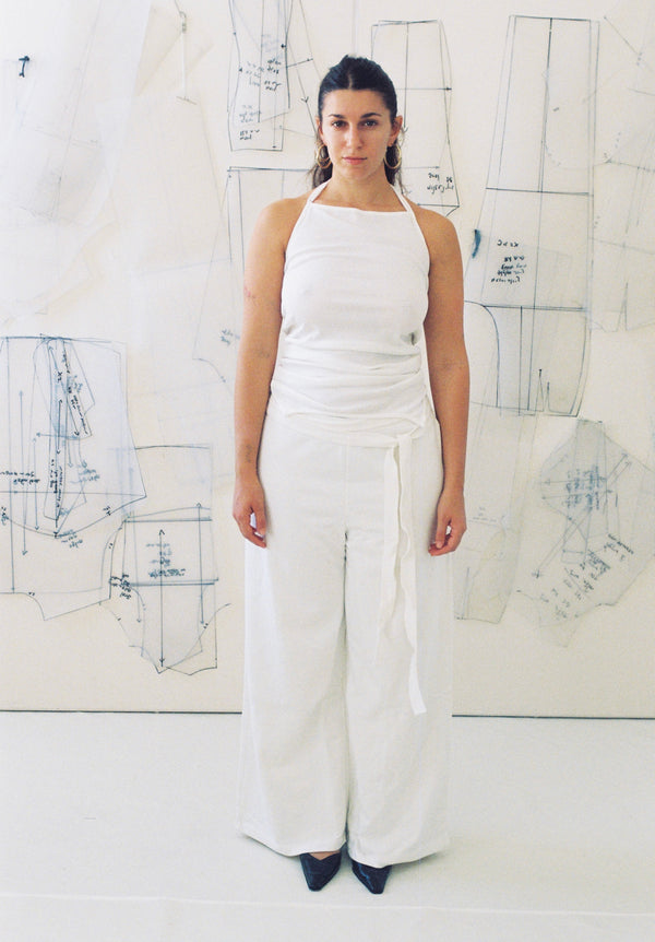 Adaptable Spaghetti Tank- Whit Fine Rib