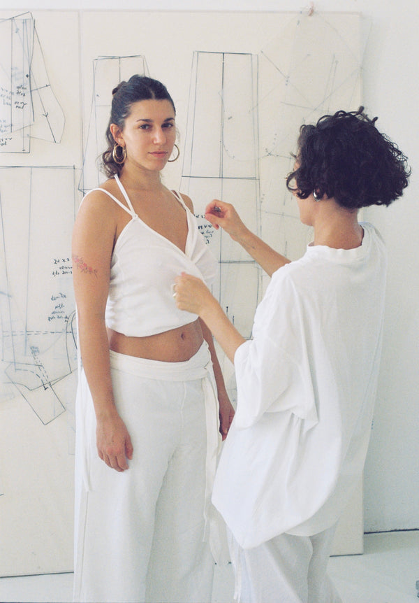 Adaptable Spaghetti Tank- Whit Fine Rib