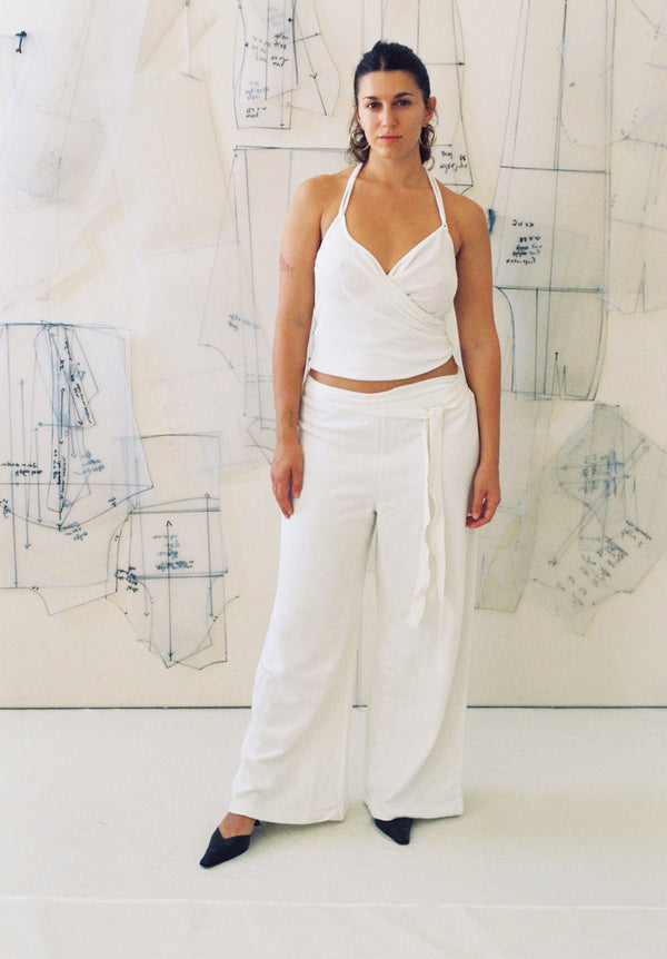 Adaptable Spaghetti Tank- Whit Fine Rib