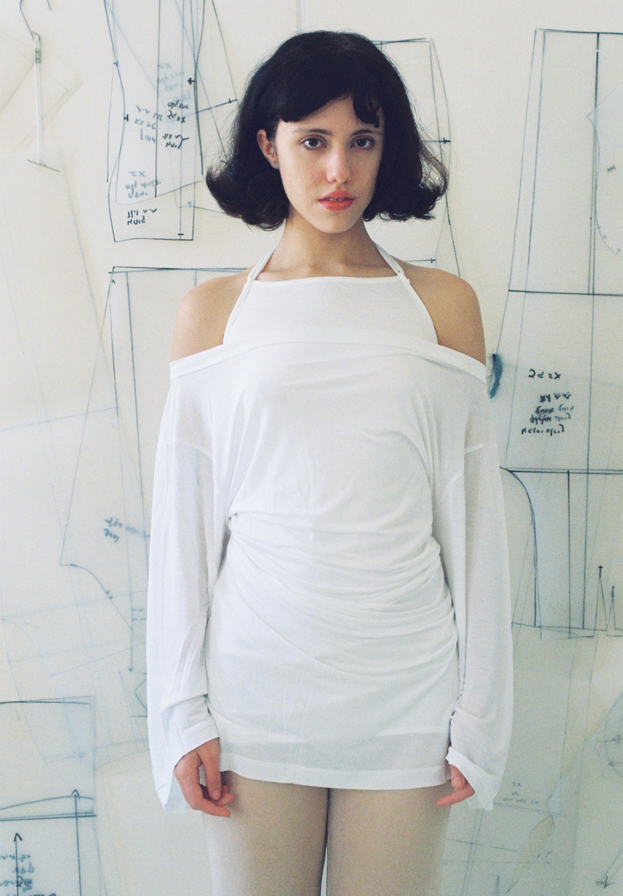 Playground Mini Tee Dress - White