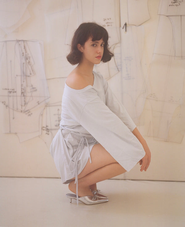 Playground Mini Tee Dress - Baby Blue