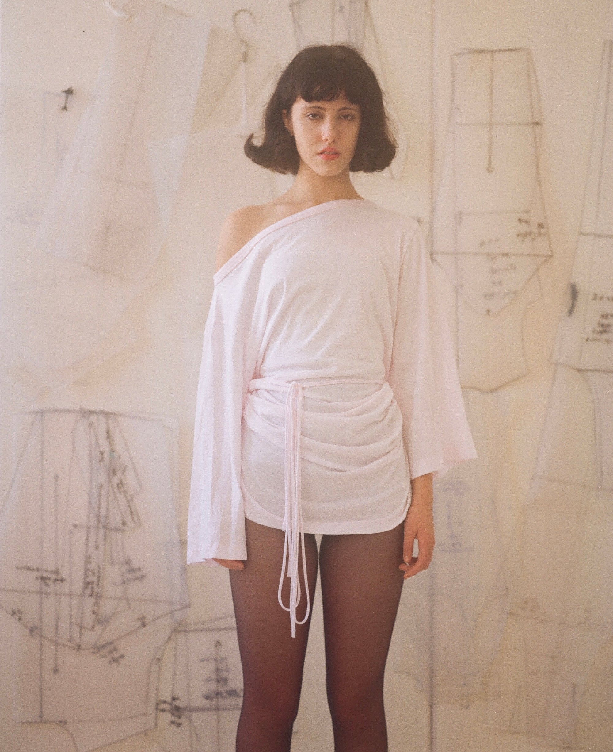 Playground Mini Tee Dress - Baby Pink