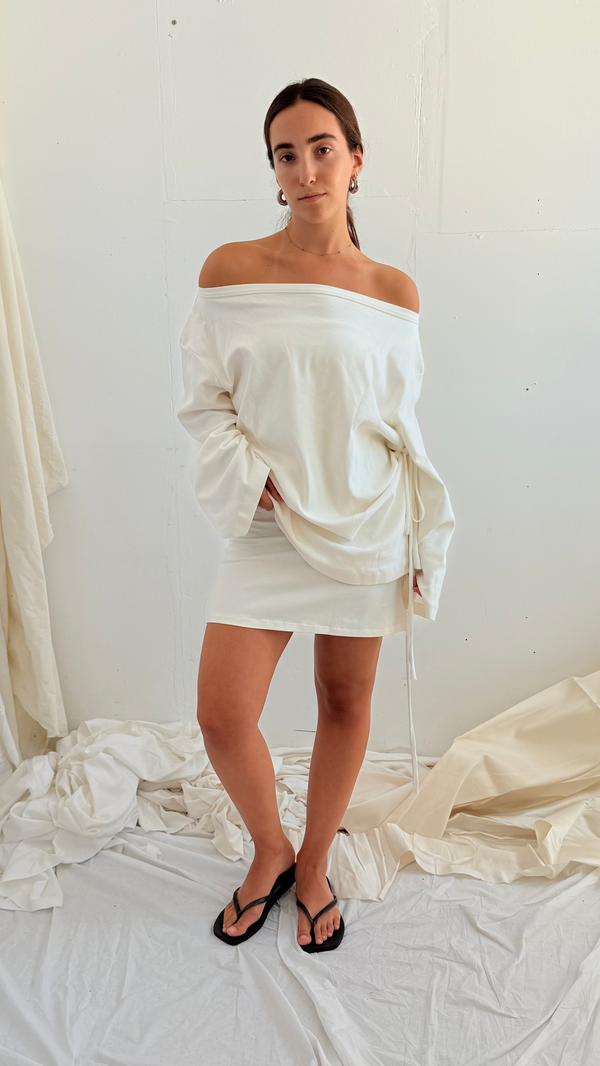 Playground Sweatshirt- White Jersey