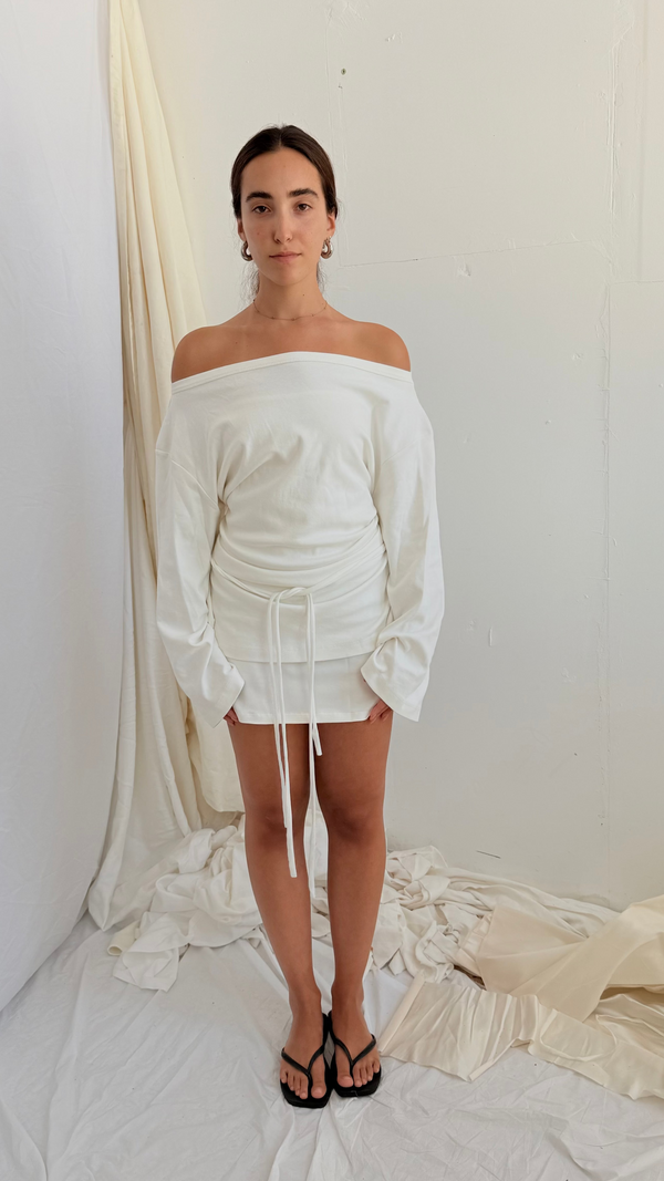 Playground Sweatshirt- White Jersey