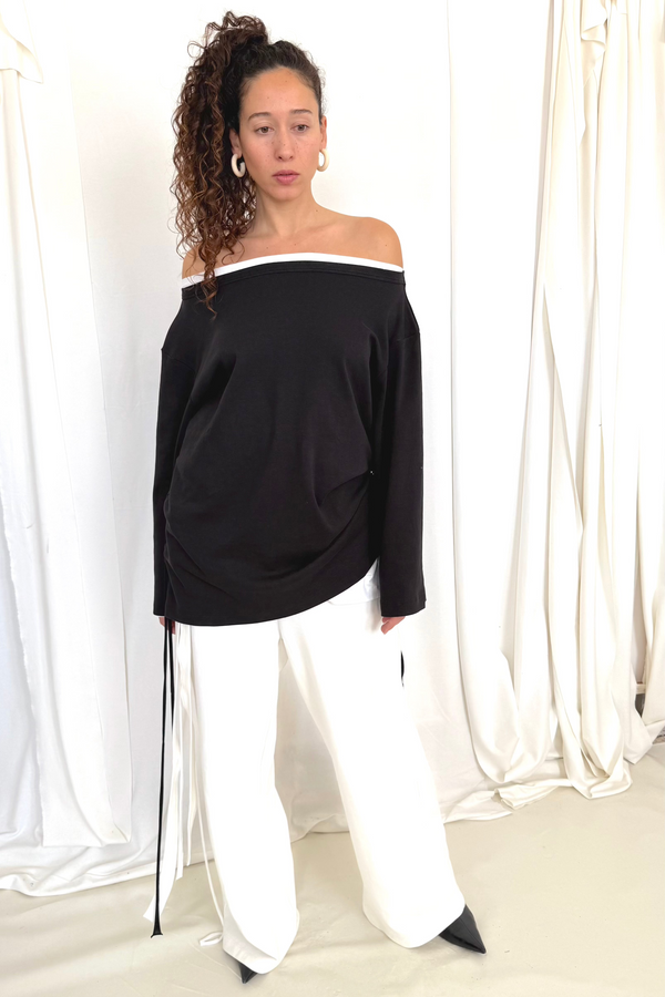 Playground Sweatshirt- Black Jersey