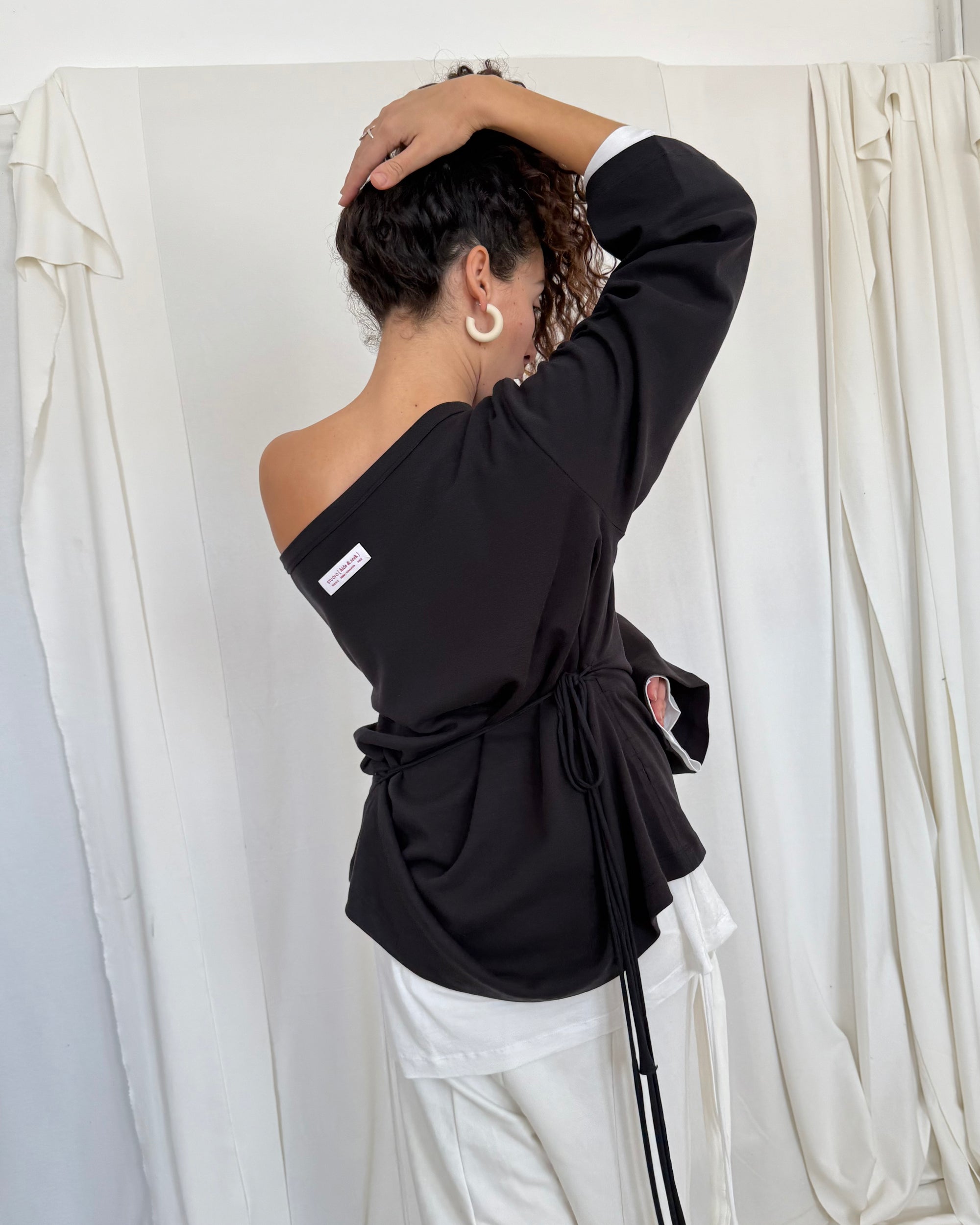 Playground Sweatshirt- Black Jersey