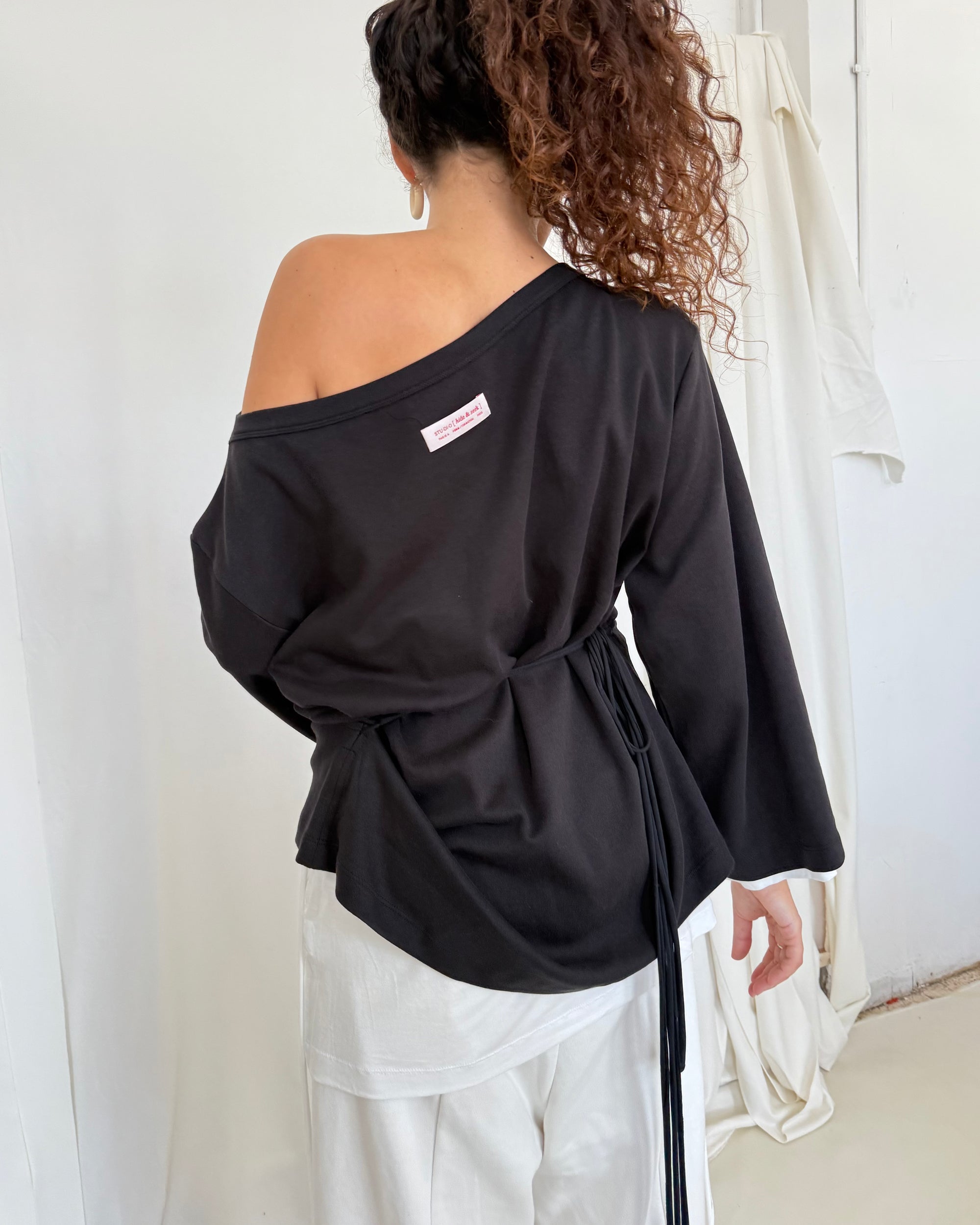 Playground Sweatshirt- Black Jersey