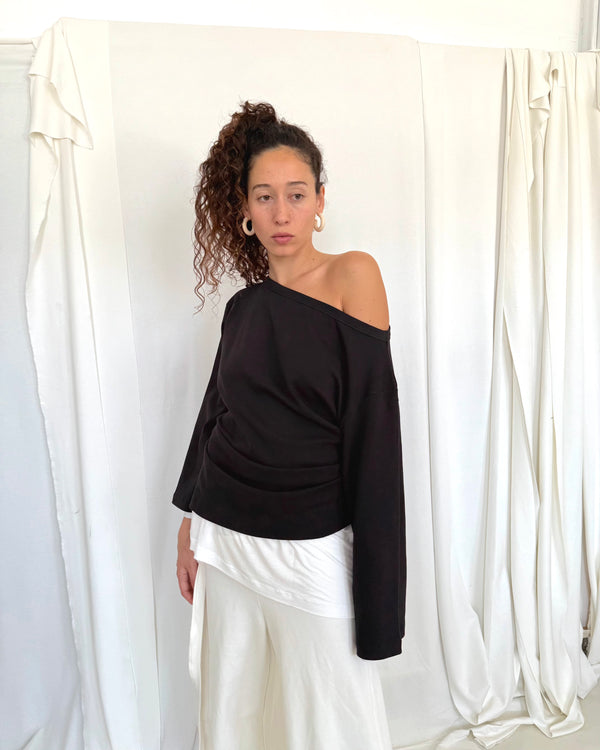 Playground Sweatshirt- Black Jersey