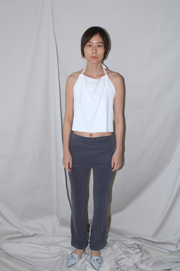 Adaptable Spaghetti Tank- Whit Fine Rib