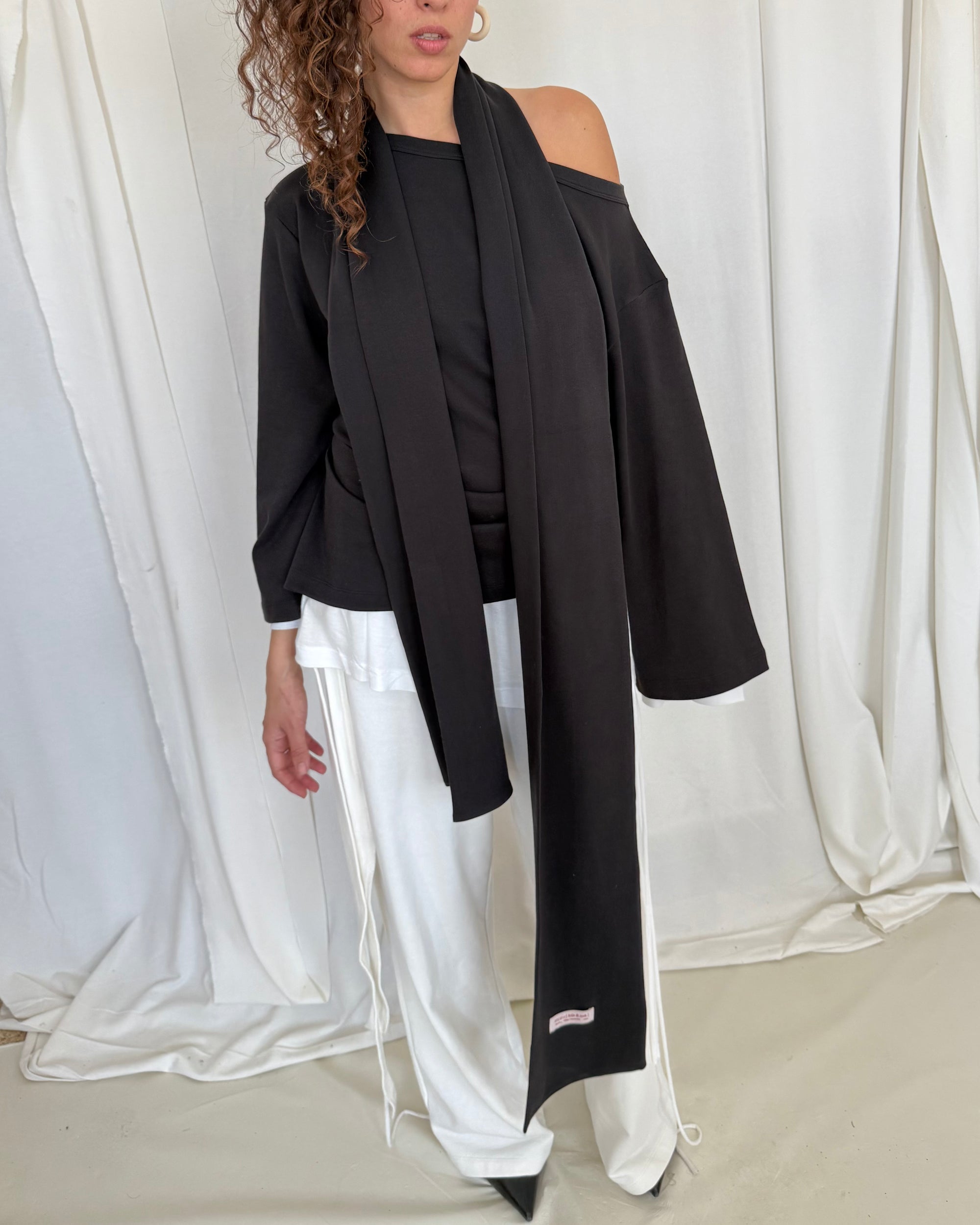 Playground Sweatshirt- Black Jersey