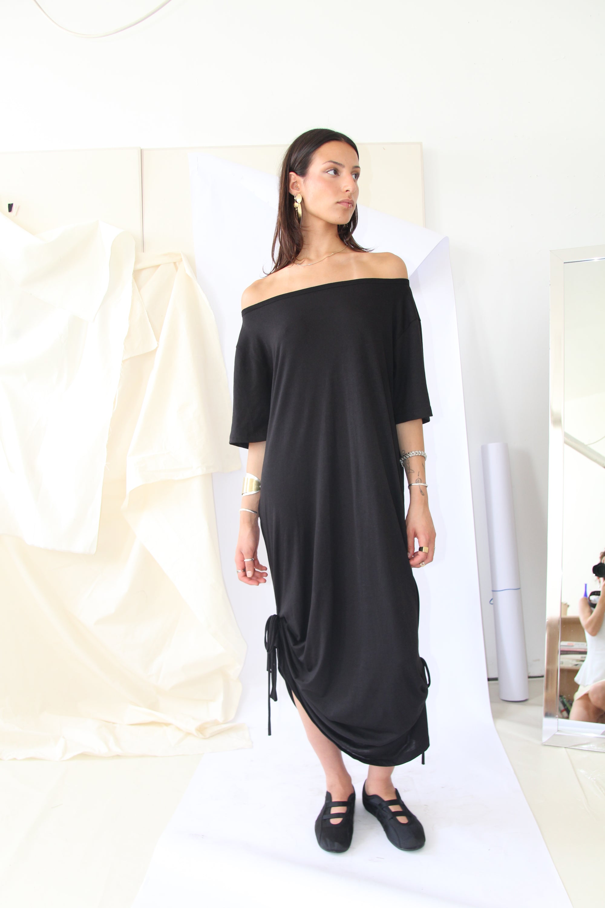 Playground Tee Dress- Black