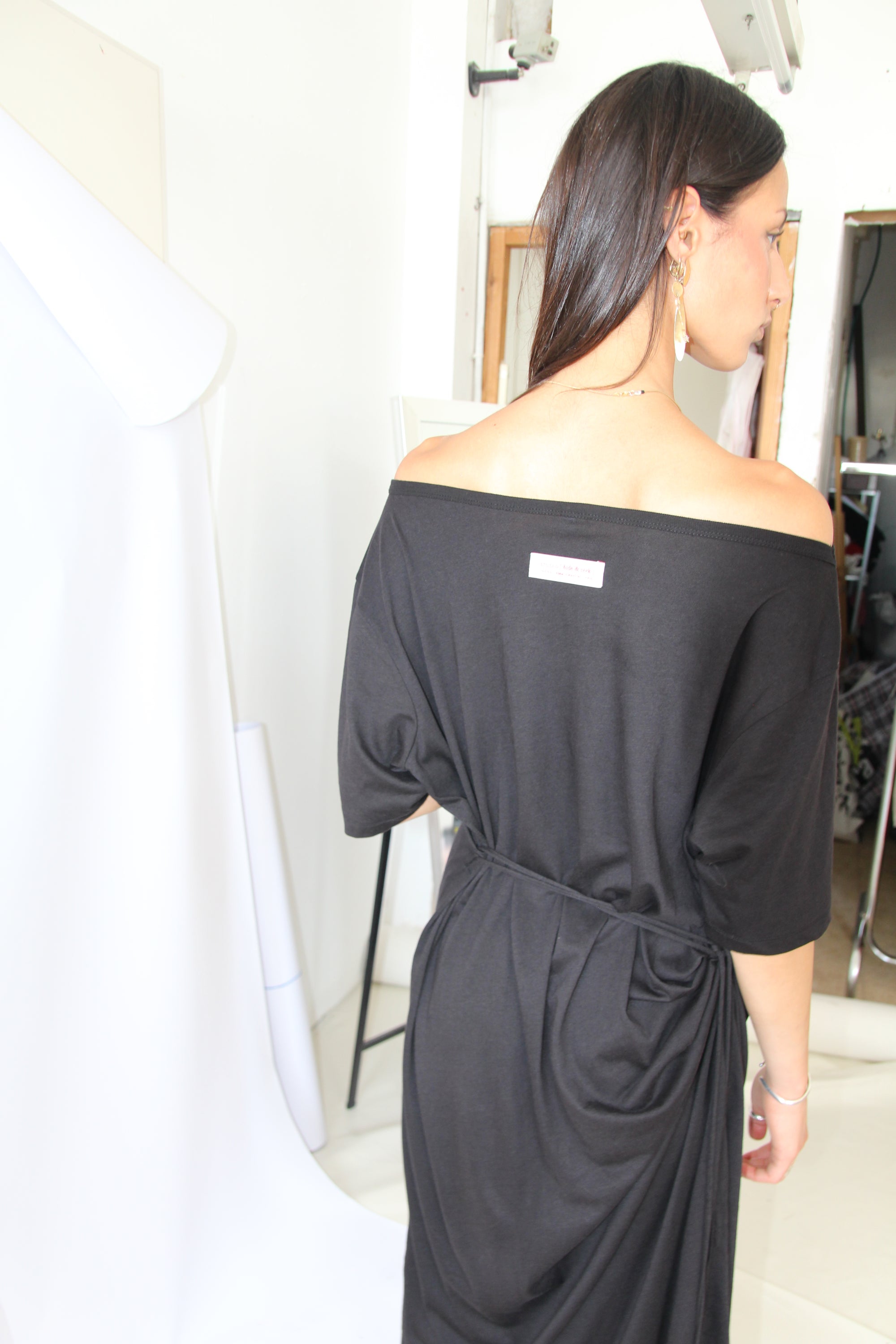 Playground Tee Dress- Black