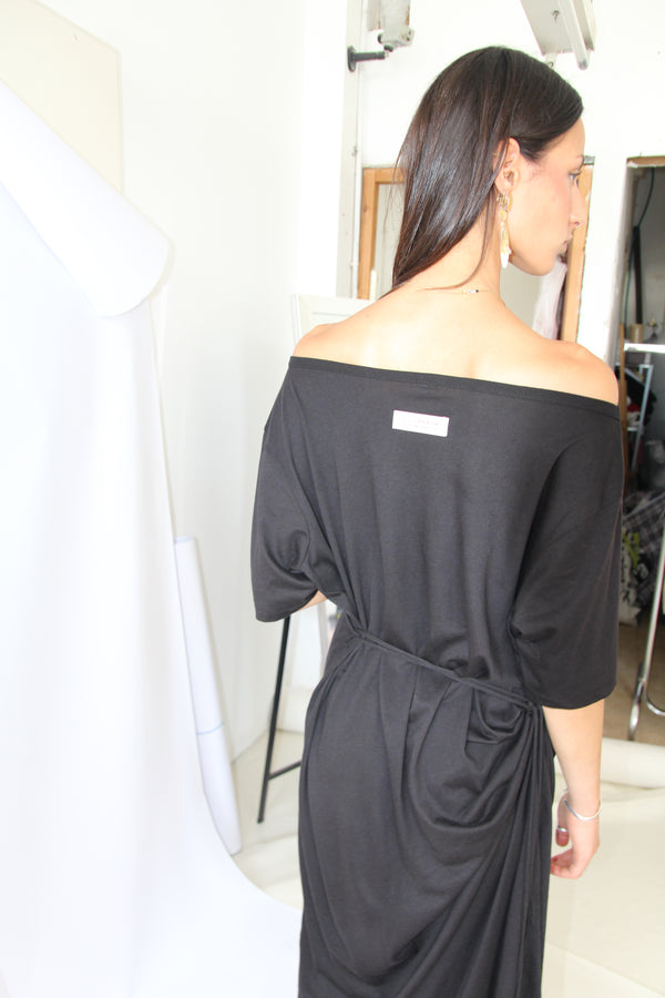 Playground Tee Dress- Black
