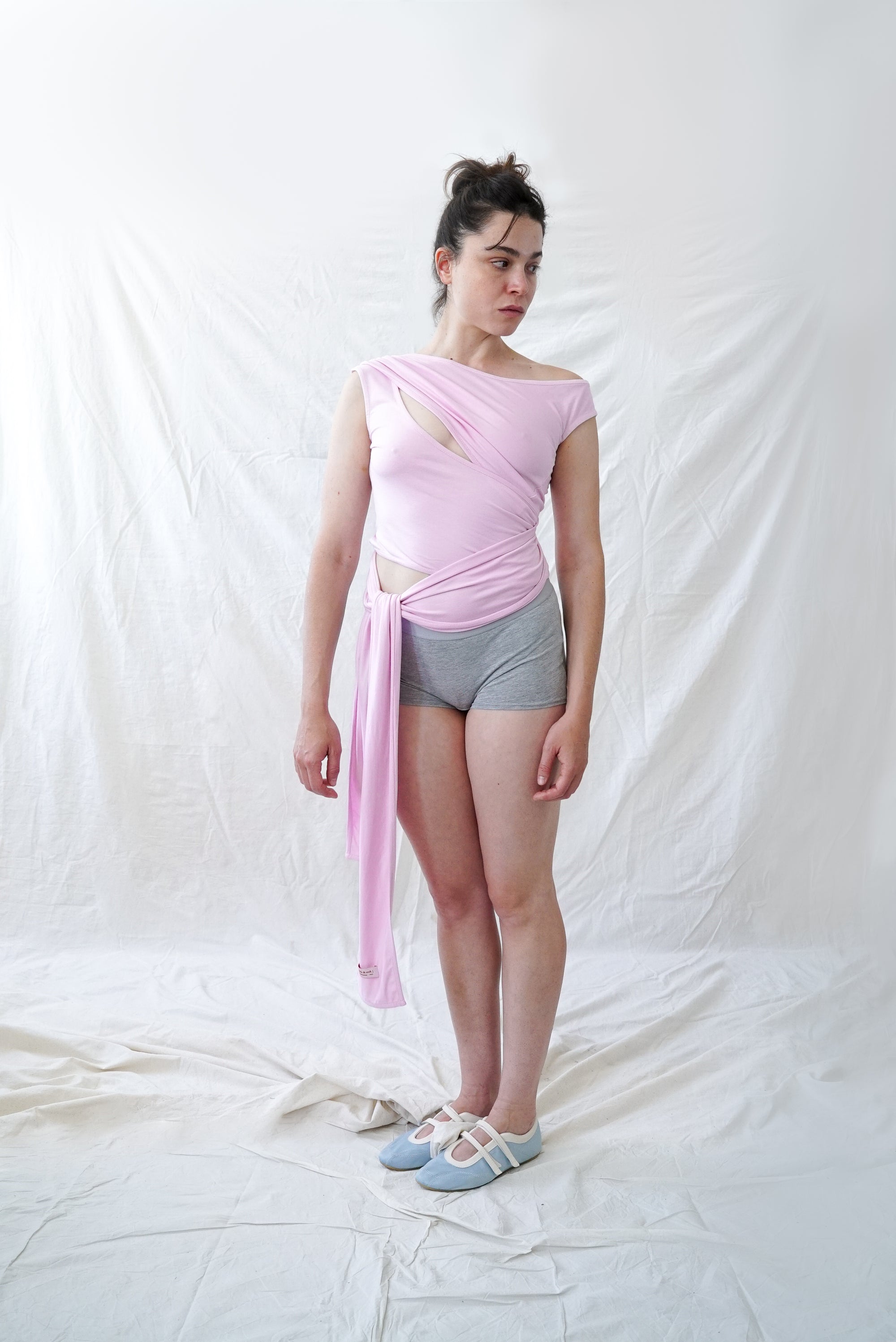 Wrap Tank- Baby Pink