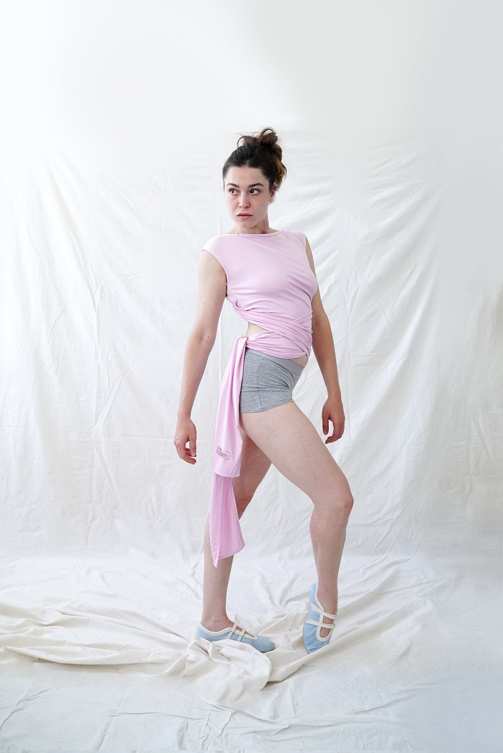 Wrap Tank- Baby Pink