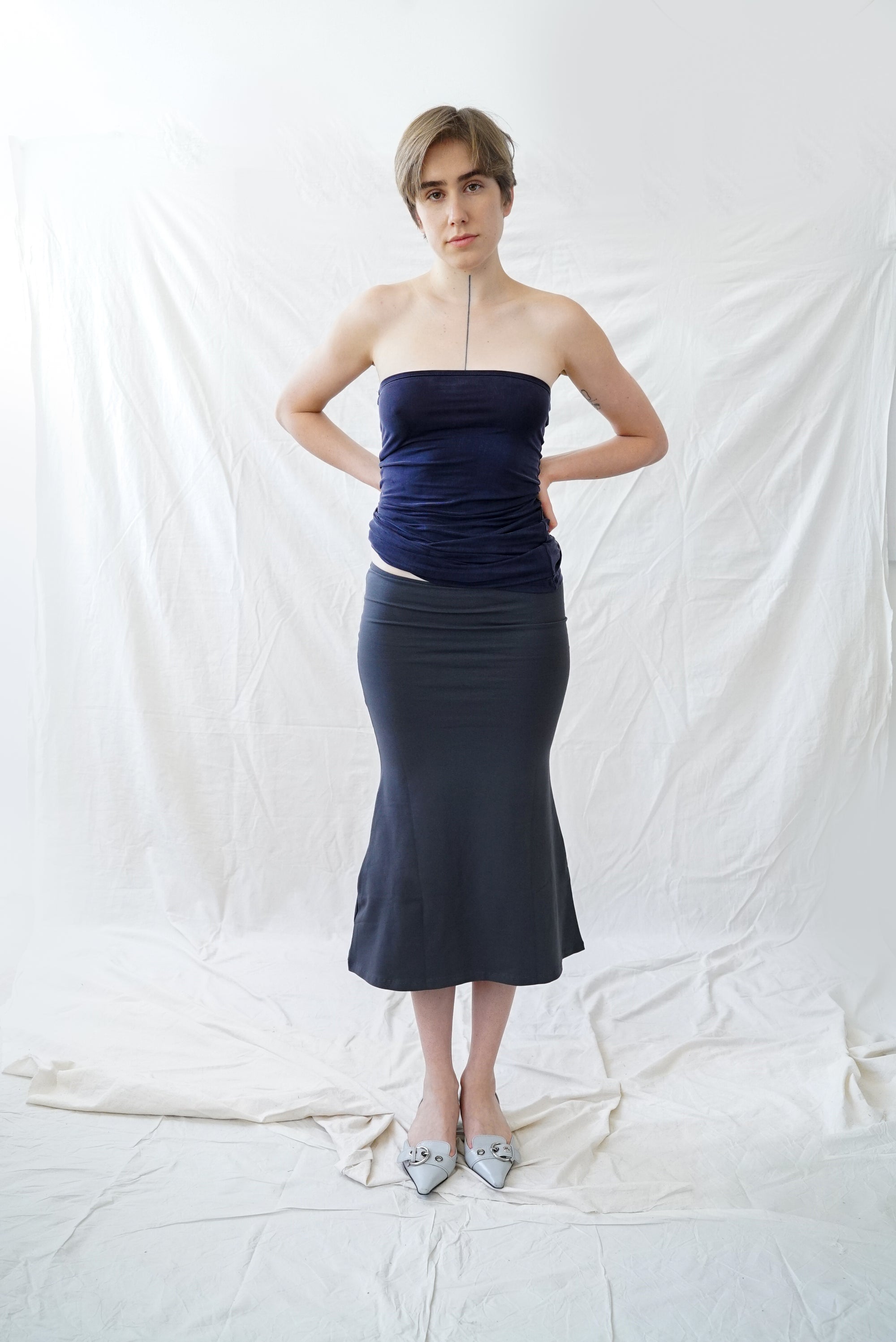 Adaptable Skirt-Dress- Gray