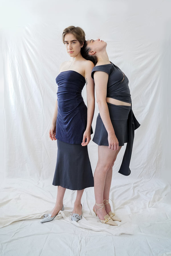 Adaptable Skirt-Dress- Gray