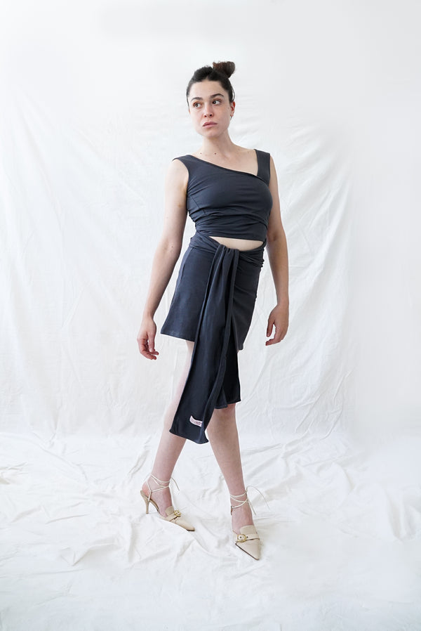 Wrap Tank- Gray