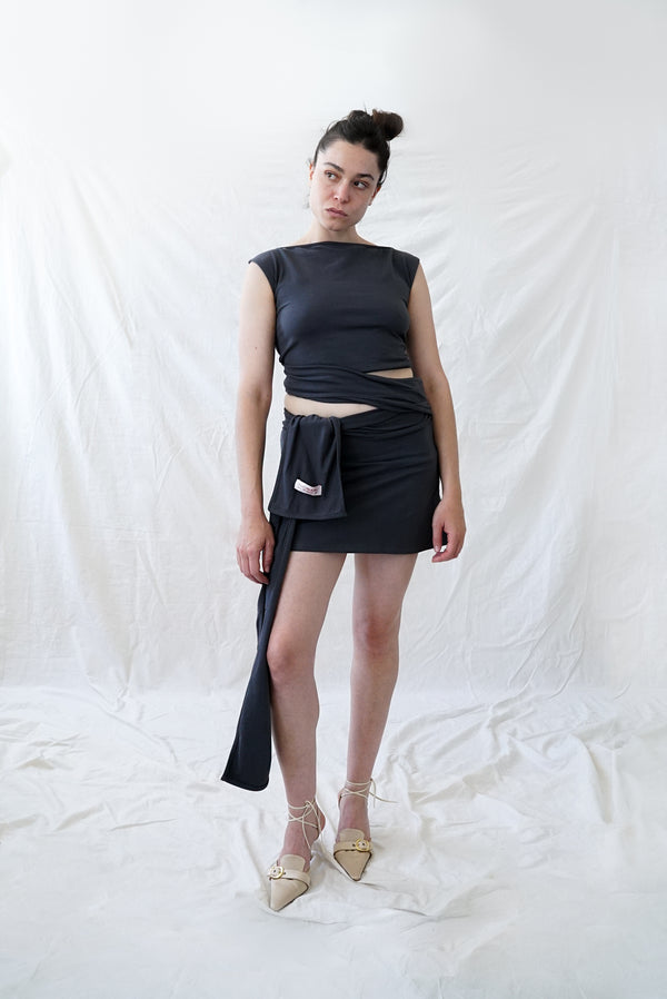 Wrap Tank- Gray