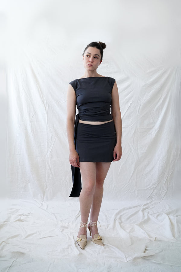 Wrap Tank- Gray