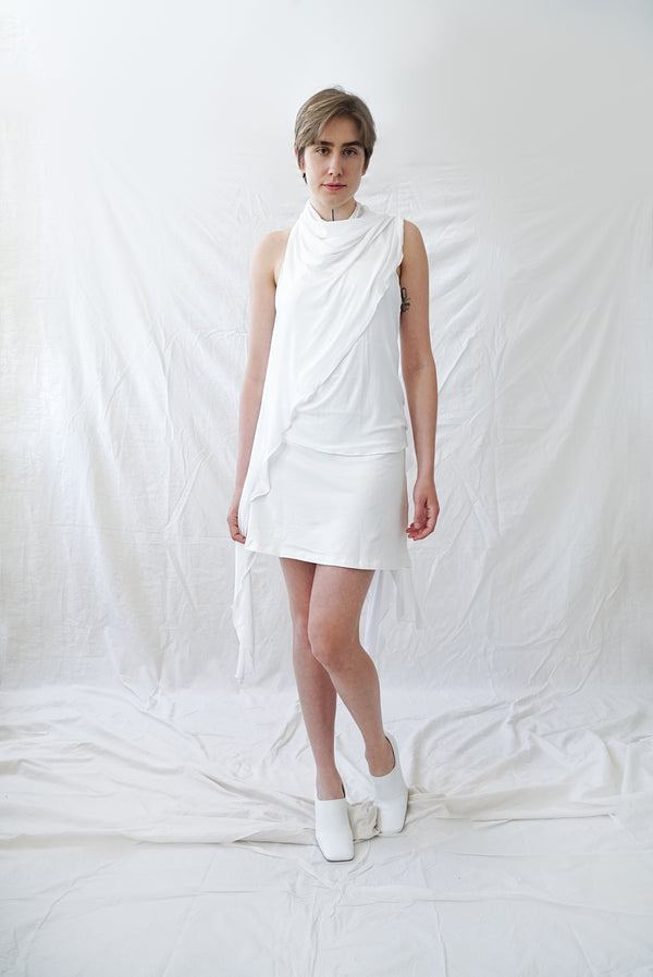 Skin Wrap Top- White