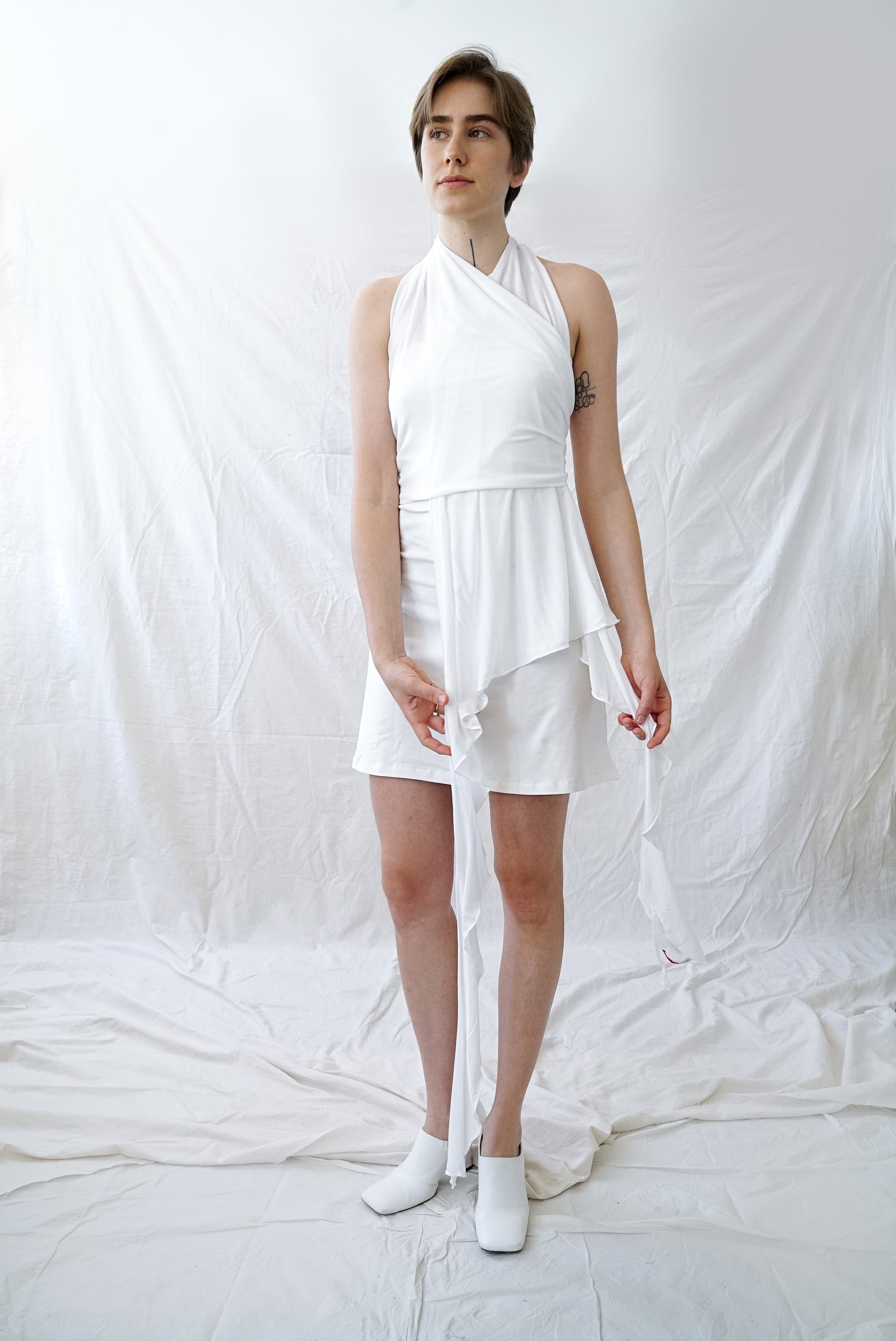 Skin Wrap Top- White