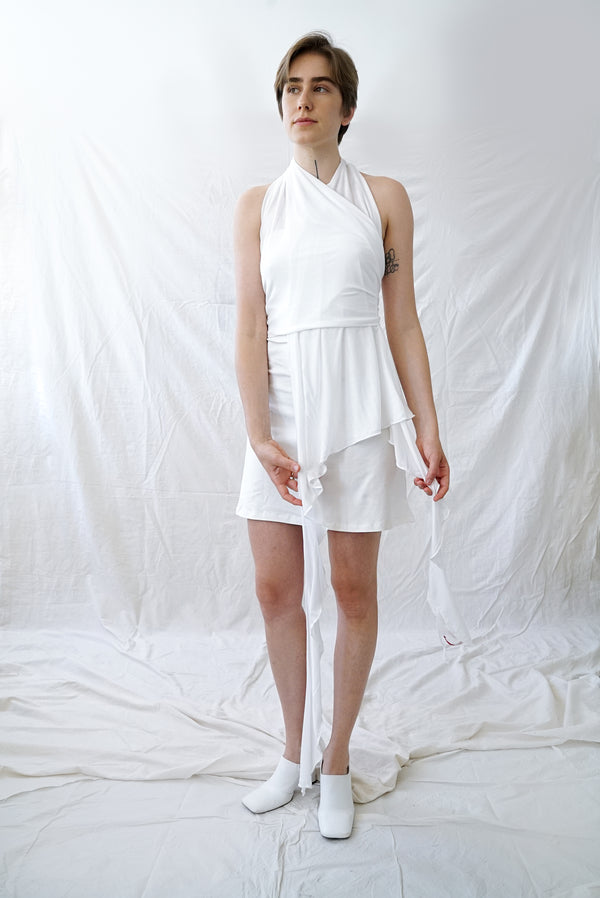 Skin Wrap Top- White