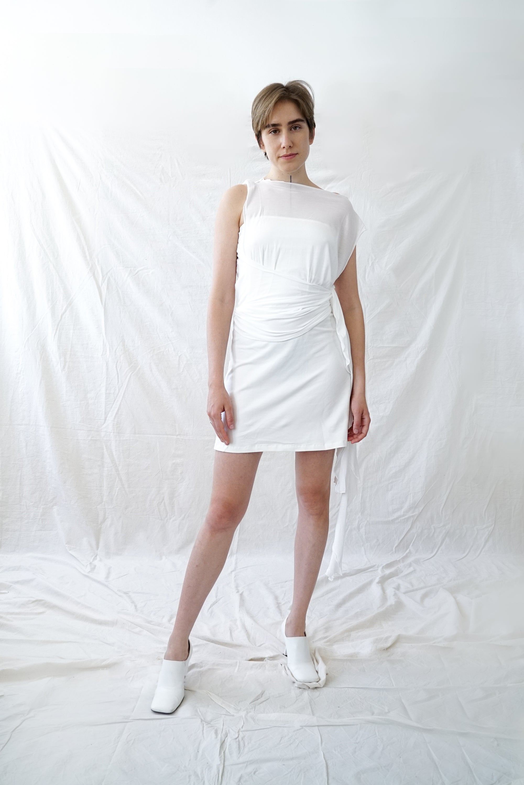 Skin Wrap Top- White