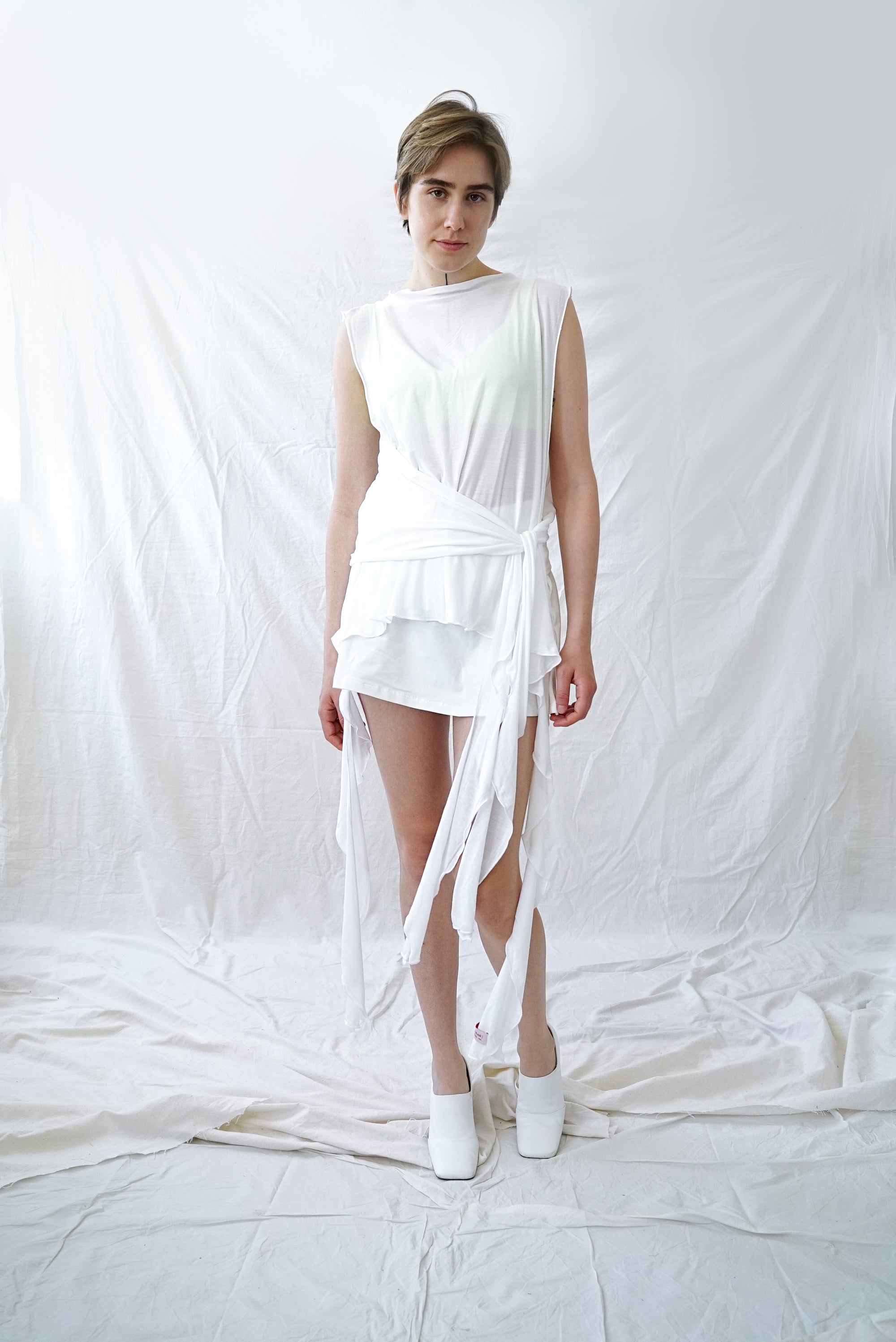 Skin Wrap Top- White