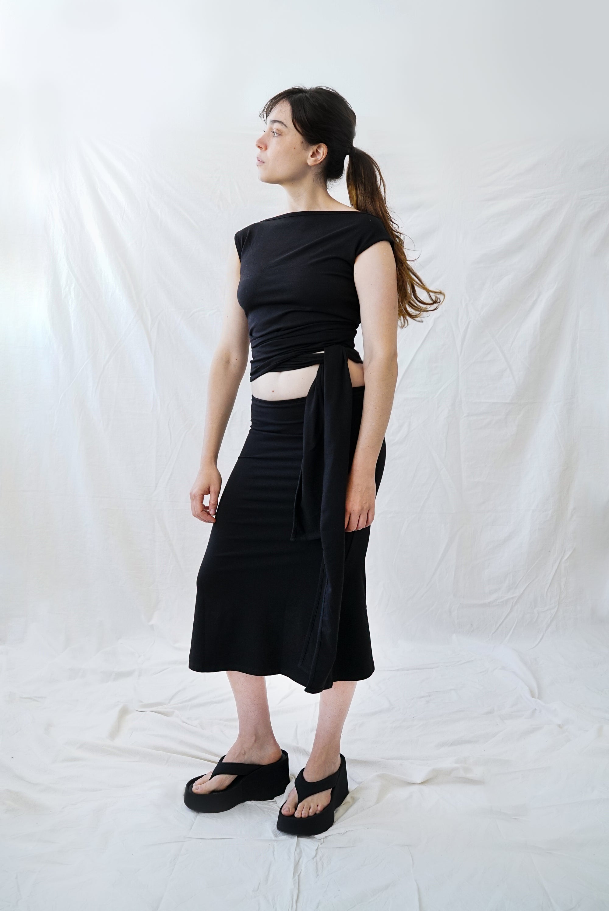 Adaptable Skirt-Dress- Black